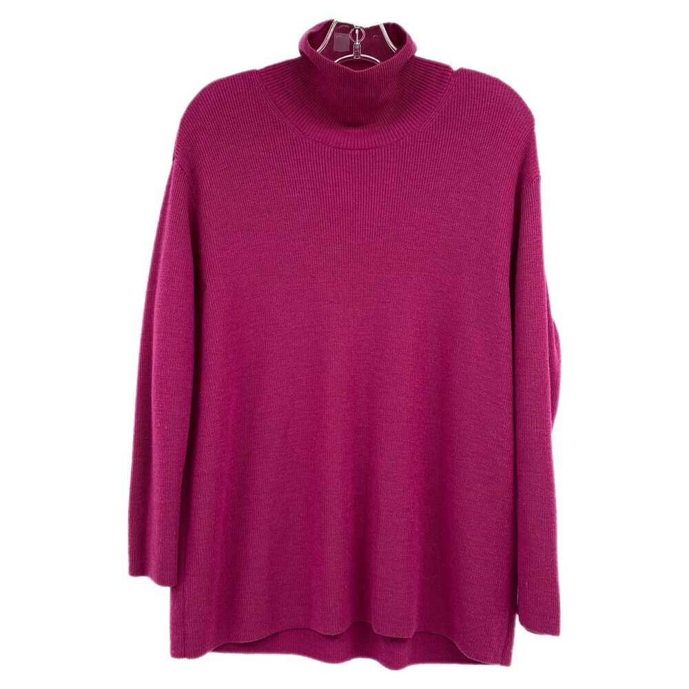 Eileen Fisher Purple Sweater Knit Turtleneck | Womens XS